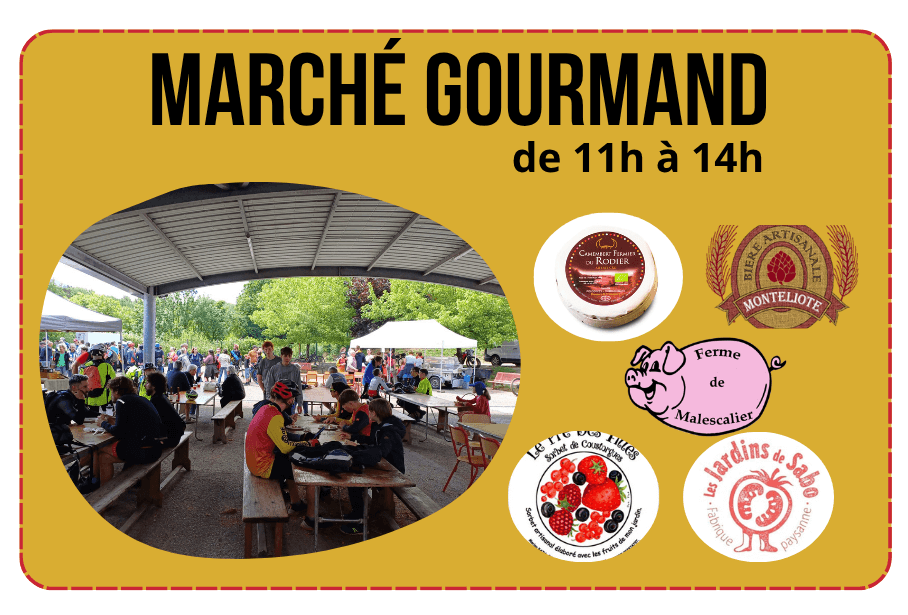 info-marche-gourmand-labastide Marché gourmand à Labastide lors de la rando Vtt du Collège